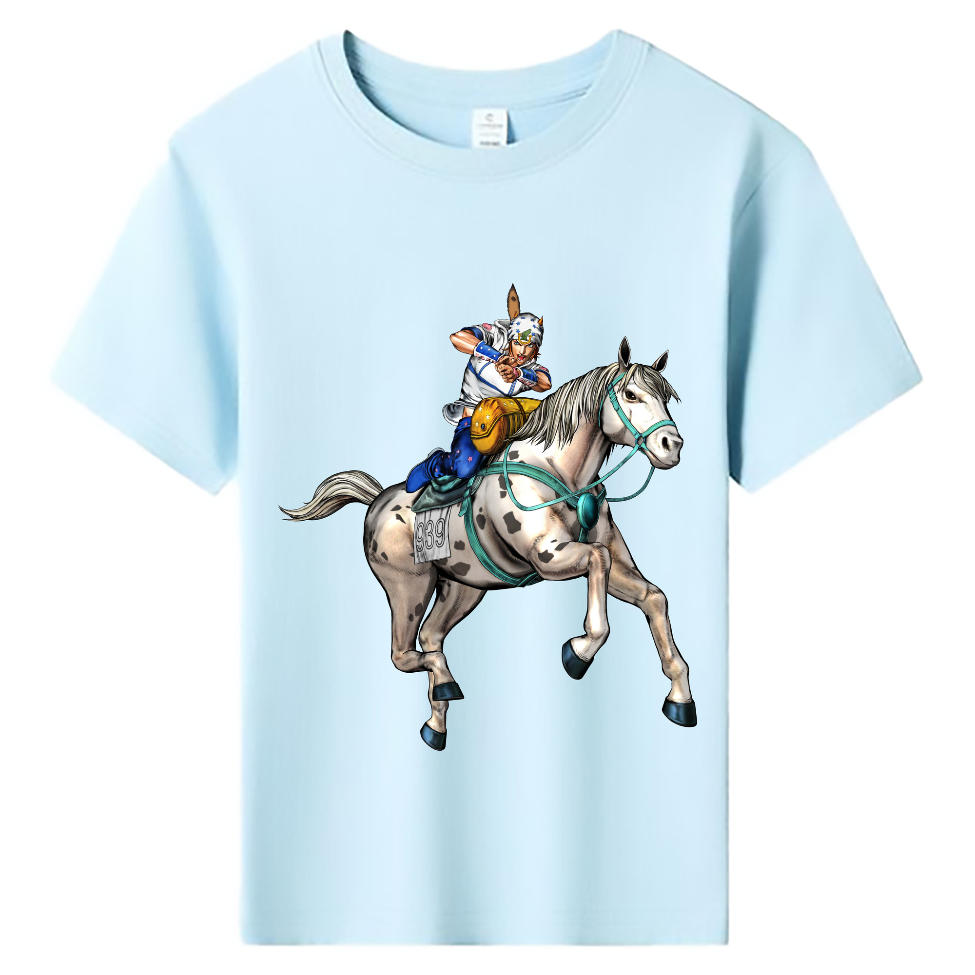 （画像用） ジョジョの奇妙な冒険 ジョナサン?ジョースター JoJo's Bizarre Adventure Jonathan Joestar 綿100％キッズTシャツ（フロントプリント）